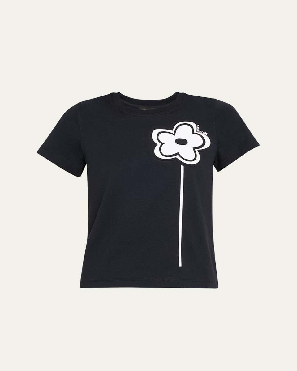 Daisy Print Slim T-Shirt